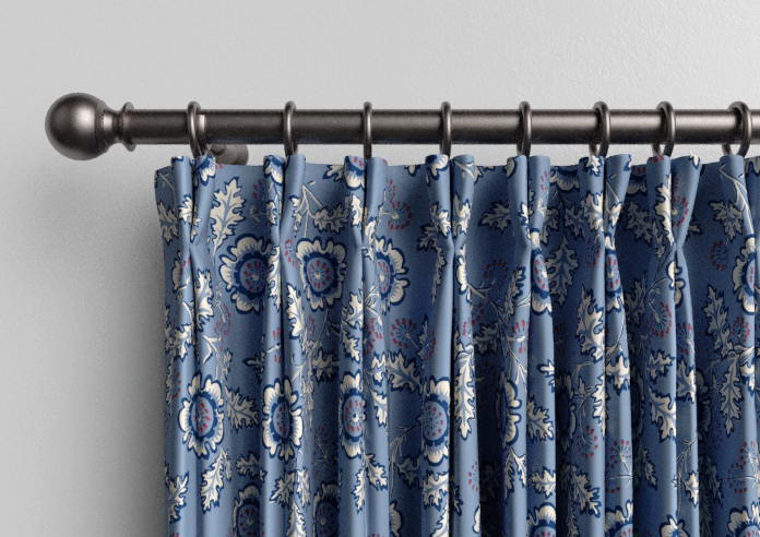 Land & Shore River, Blue Red - Made to Measure Curtains - Image 10